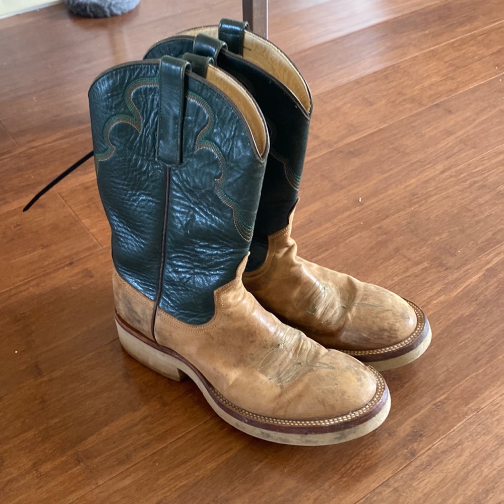 Anderson Bean Distressed Cowboy Boots Size 36/6 - Picture 5 of 17